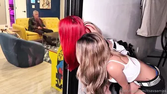 Zoey Di Giacomo, Ava Amira, Two Horny Sluts Sharing and Slutting on a Huge Cock in Bed