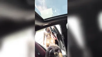 Amborosae, Touchmoney.V, Thick Ebony Beauty Fucking BBC Deep in the Car