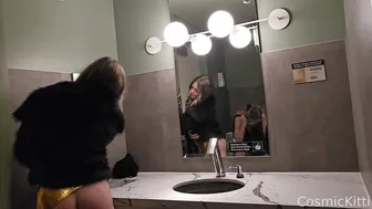 Cosmic Kitti, Squatting and Pissing into the Sink Like a Dirty Whore