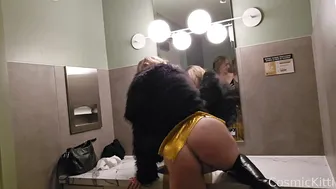 Cosmic Kitti, Squatting and Pissing into the Sink Like a Dirty Whore