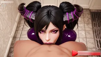 Juri Han Street Fighter Naughty At Shower Room
