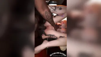 Glotripod, Blonde Snow Bunny First Time Getting Her Tight Cunt Fucked by Monster BBC