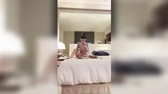 Mia Khalifa, Naked Teasing and Spreading in Paris Hotel