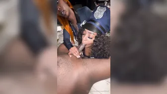 Noemidoll, Angel Ave Pierce, Two Ebony Cops Fucking and Riding a BBC