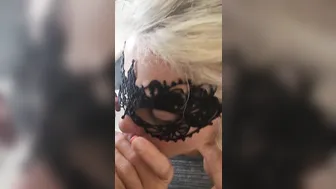 Hotblondeqos, Blonde MILF on Her Knees Sloppily Sucking a BBC