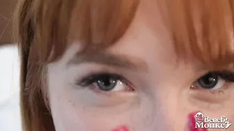Lilly Mays, Hot Redhead Fucking a Fat Dude’s Cock