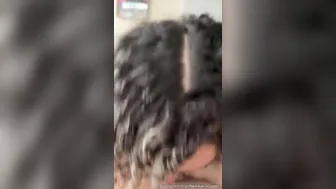 Kevelin Gomes, Curly Hair Slut Deepthroating a Big Cock POV
