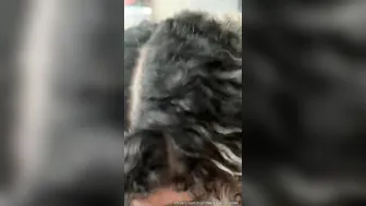 Kevelin Gomes, Curly Hair Slut Deepthroating a Big Cock POV