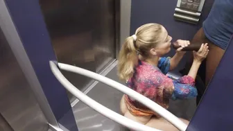 Cayenne Klein, Sneaky Sex with BBC in the Elevator