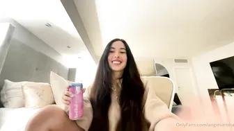 Angie Varona, Flashing Her Naked Ass and Pussy in the Living Room