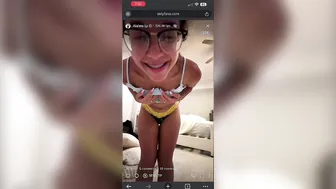 Alahnaly, Nerdy Girl Teasing Her Cute Panties and Wet Pussy