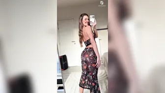Anke Deplecker, Sexy Clown Teasing in Her See-Through Lingerie
