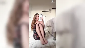 Anke Deplecker, Sexy Clown Teasing in Her See-Through Lingerie