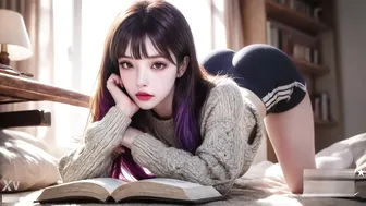Studying Petite Asian Teen Interupt By Her Uncle