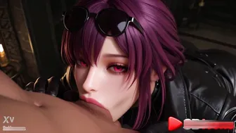 Honkai Star Rail Sexy Kafka Get Down Face Fuck