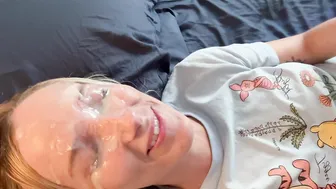 Cosmic Starlight, Gets A Thick Rope Of Cum Shot Straight In The Eye