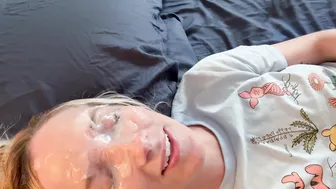 Cosmic Starlight, Gets A Thick Rope Of Cum Shot Straight In The Eye