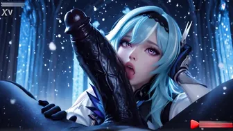 Genshin Impact Captain Eula Snow Monastry Warm Cock