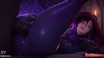 Genshin Impact Mona Juicy Hydro Spell With Wet Pussy