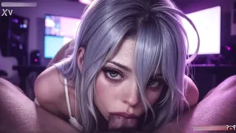 No game No Life Shiro White Lingerie Doggystyle Big Cock