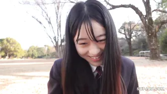 Petite Japanese Teen Outdoor Pickup