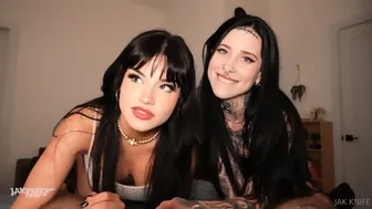 Tattoo Goth Teen Bitch Fuck Cock With Her Best Friend - Hannah Jones