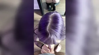 Violenthomicidal, Goth Girl On Her Knees Sloppily Sucking Cock Like A Throat Whore