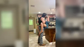 Txsnacks, Masked Hot Wife Fucking A Stud In The Kitchen Like A Cheating Housewhore