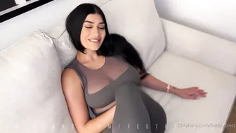Feetbysvett, Oily BBC Feet Jerk Wearing Spandex Like A Spandex Foot Slut