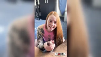 Allison Bloom, Oiled-Up PAWG Redhead Gets Plowed By BBC