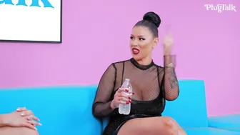 Marie Monet, Plugtalk, Hot Latina Momma FFM Threesome On The Couch