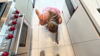 Alanna Pow, Nicholas Ferres, Thick Slut Getting Impregnated In The New Kitchen