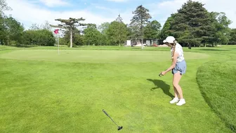 Nadia Fox, Licking And Sucking After A Golf Course Like A Post-Golf Throat Cum Tease