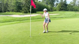 Nadia Fox, Licking And Sucking After A Golf Course Like A Post-Golf Throat Cum Tease