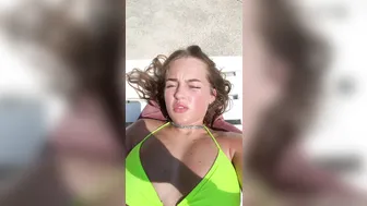 Vanessa Sundet, Sexy Norwegian Blonde Babe Sunbathing Naked