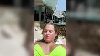 Vanessa Sundet, Sexy Norwegian Blonde Babe Sunbathing Naked