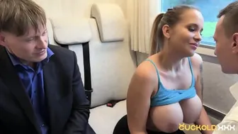 Pickup Busty Wife Anal Fuck Till She Squirt All Over - Husband Watch