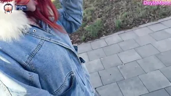 Risky Public Restaurant Sex - Cheating Wife with Big Natural Tits