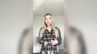 Bethanyrose, Flashing her tits in her man’s shirt
