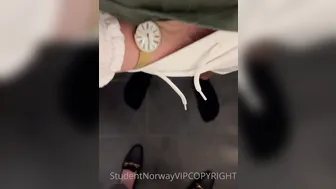 Studentnorway, Hotwifehanna, Risky Quickie In The Public Bathroom
