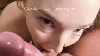 Georgiastonex, Sucking And Swallowing Her Boyfriends Hot Load
