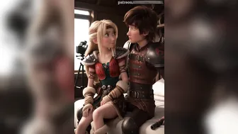 Married Astrid and Hiccup's Homemade Night - Preview