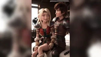 Married Astrid and Hiccup's Homemade Night - Preview