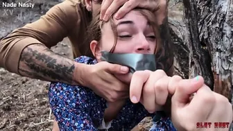 Tape Tied Innocent Shy Teen At Forest Fuck
