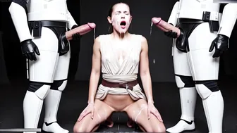 Star Wars Rey Captured by the Dark Side Stormtrooper Squad