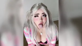 Angelicat, Shaking Her Boobs And Ahegao Face