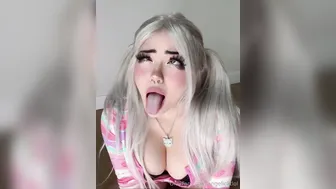 Angelicat, Shaking Her Boobs And Ahegao Face