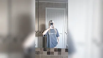 Bethanyrose, Flashing Her Naked Tits In The Bathroom Mirror