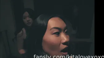 KitaLove | Thicc Asian MILFs in Kinky Eerie House Blowjob Goes Insane: Raw — Click & Drool