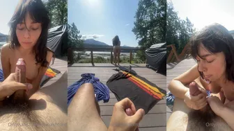 Erin Ashford Ignites: Sensacional Outdoor Sex On Deck Wilderness — Sin Censura